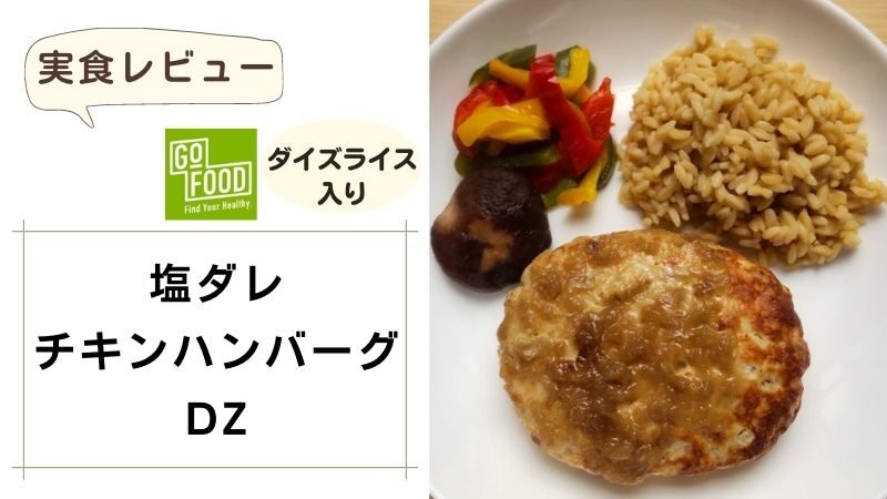 GOFOOD（ゴーフード）｜塩ダレチキンハンバーグDZ 